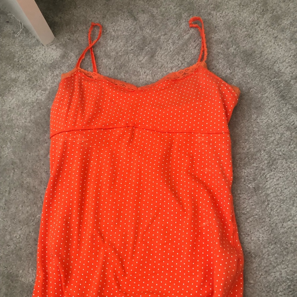 Orange pajama top